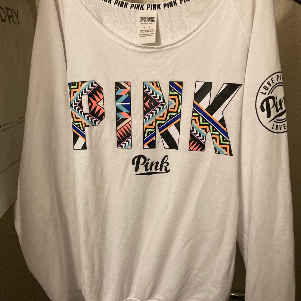 PINK (no stains no discolor) white/multi color